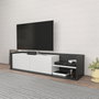 Hanah Home Krog Soporte para TV Antracita y Blanco